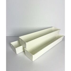 Rubbermaid Vintage Interlocking Drawer Organizers JBI-2917‎ Total 3 - 15 x 3 x 2